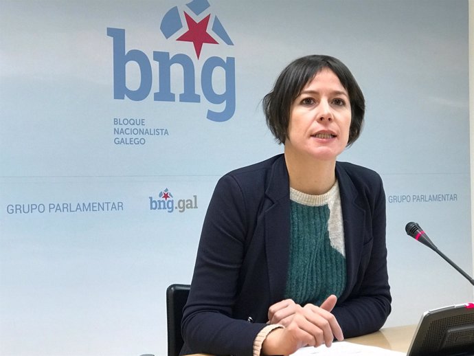La portavoz nacional del BNG y parlamentaria, Ana Pontón