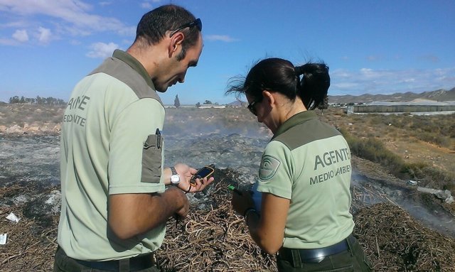 Agentes de Medio Ambiente vigilan quemas ilegales 
