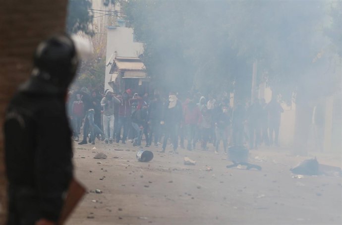 Protestas en Túnez