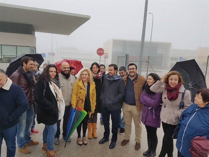 Alberto Garzón IU archidona málaga carcel centro penitenciario visita 