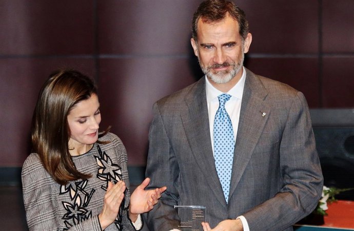 La reina letizia y el rey felipe