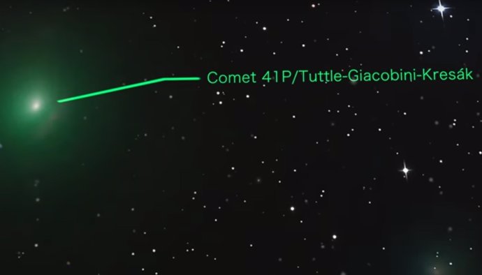 Observación del cometa