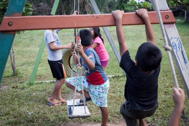 Niños de la casa hogar 'El Principito' en Puerto Maldonado
