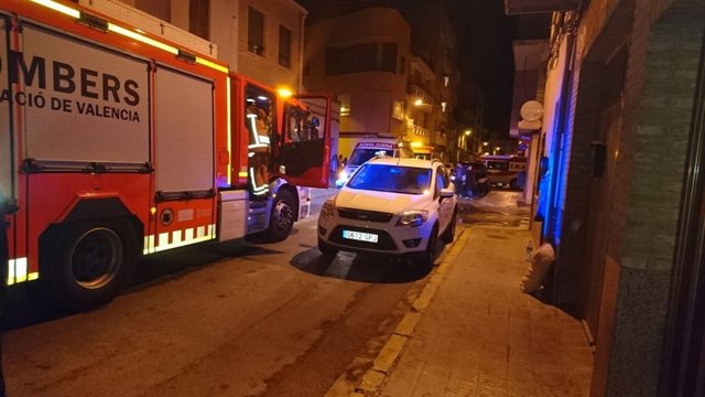 Incendio en una residencia de Alfara