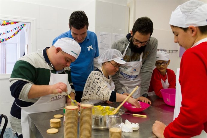 Voluntarios de La Caixa