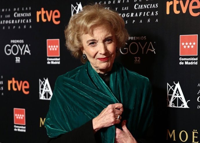 Marisa paredes en el encuentro de nominados de los Goya