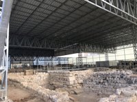 El Gobierno de Aragón concluye las obras en la cubierta que protege la villa romana Villa Fortunatus de Fraga