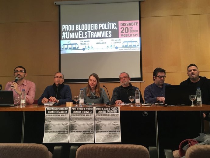 La plataforma Unim els tramvies a favor de la conexión de las redes de Tram