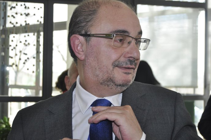 El presidente del Gobierno de Aragón, Javier Lambán. 