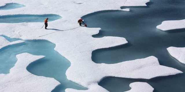 Deshielo marino en el Ártico