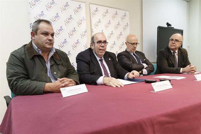 Oria en el acto de la AEMET