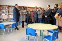 Rey inaugura el nuevo CEIP de La Adrada (Ávila) y destaca el aumento de la inversión en obra nueva este año, 20 millones