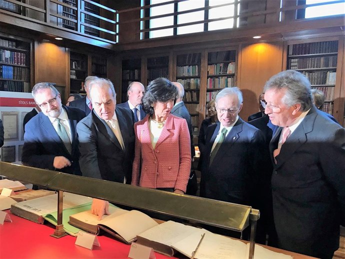 Joaquim Gay de Montellà, Ana Botín, Miquel Valls