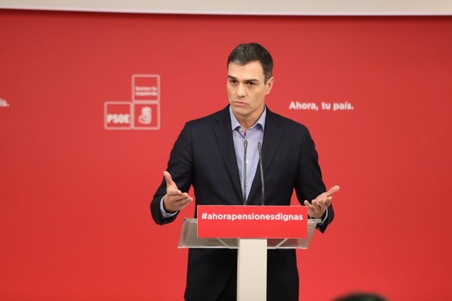 Rueda de prensa de Pedro Sánchez tras la reunión de la Ejecutiva Federal