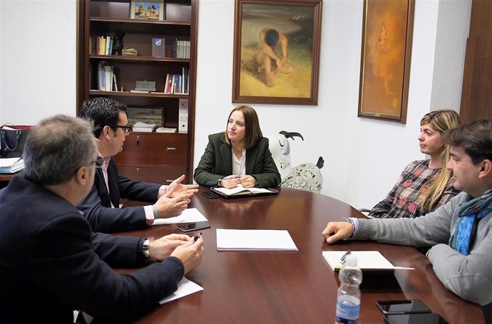Reunión Diputación con AJE Cádiz
