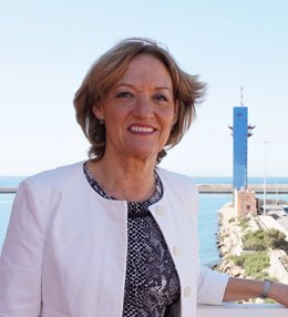 La presidenta de la Autoridad Portuaria de Almería, Carmen Ortiz 