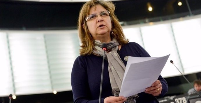 La diputada de IU en el Parlamento Europeo Paloma López 