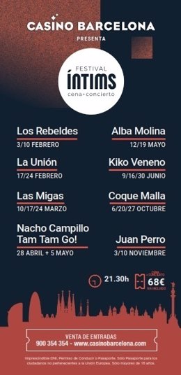 El Festival Íntims tindrà La Unión, Los Rebeldes, Kiko Veneno, Coque Malla