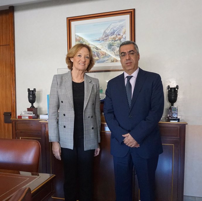 La presidenta de la APA y el cónsul de Marruecos 