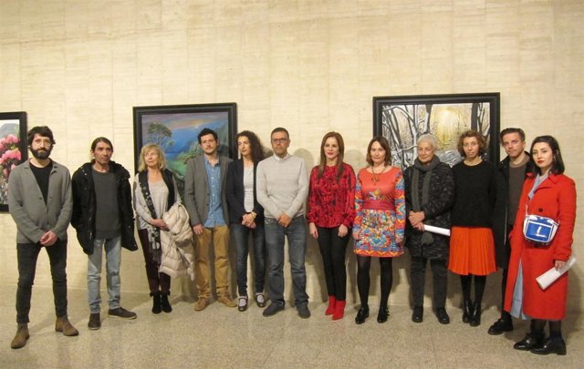 Clemente y Doctor con los becados en la segunda edición de la Fundación