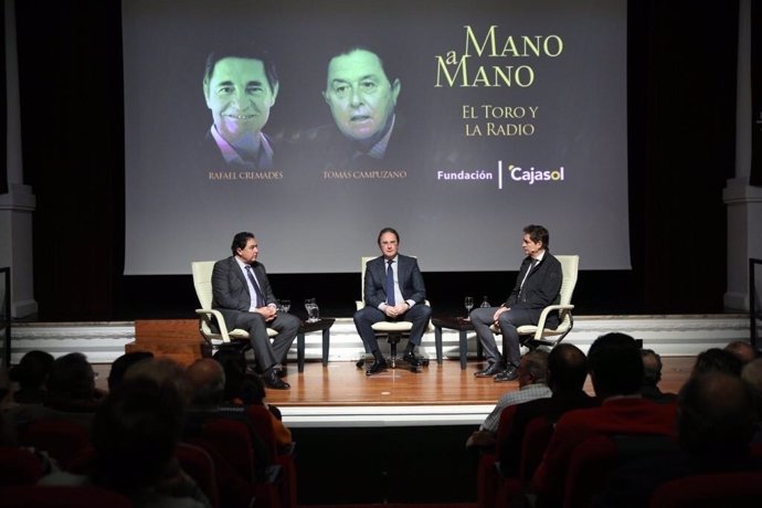 Tomás Campuzano y Rafael Cremades en 'Mano a mano' de Cajasol