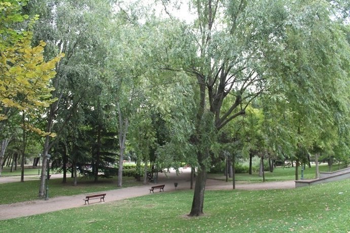 El parque Ribera de Castilla, en Valladolid