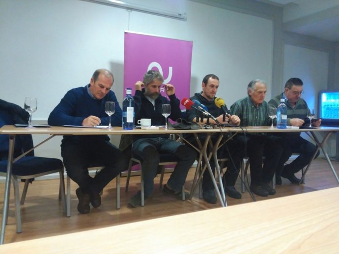 Rueda de prensa del colectivo Asturias Ganadera