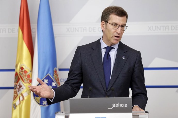 Alberto Núñez Feijóo després del Consello de la Xunta