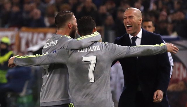 Zidane, Ramos y Cristiano Ronaldo