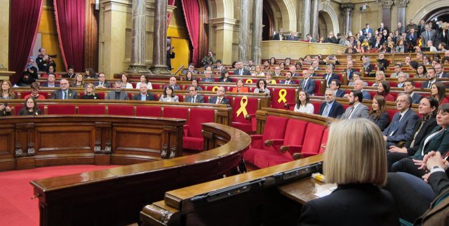 Pleno de constitución del Parlament de la XII Legislatura