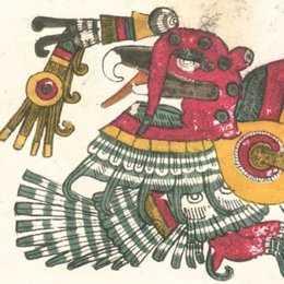 Ilustración de un pavo en el Codex Borgia 