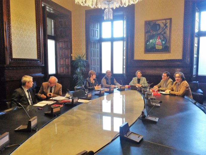 Ultima Mesa del Parlament presidida por Carme Forcadell