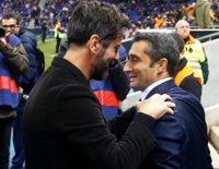 Valverde: "Felicitamos al Espanyol y les esperamos, tenemos que remontar"