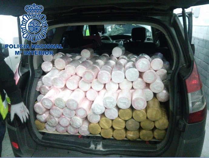 Operació amb nou detinguts i 745 quilos de cocaïna confiscats