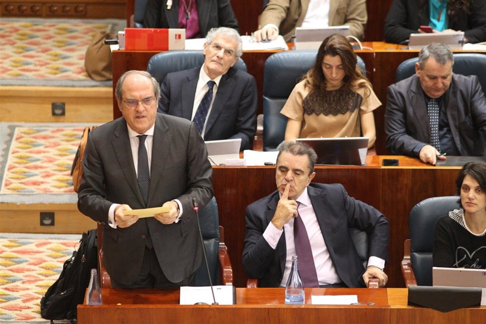 Ángel Gabilondo en la Asamblea de Madrid