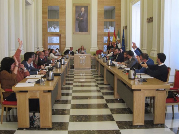 Pleno del Ayuntamiento de Cáceres                           