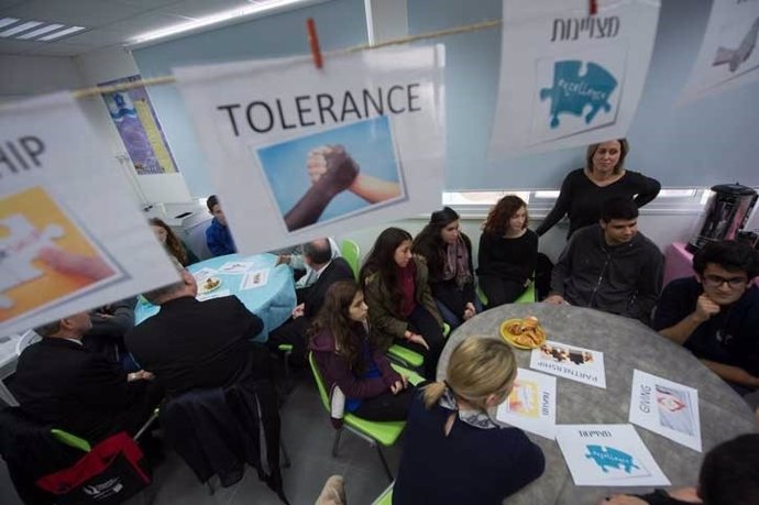 Jóvenes del proyecto de la Iglesia en Tierra Santa