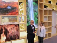 Fitur.- Ceniceros trabajará por "impulsar el turismo" y seguir cosechando "grandes datos" que abran La Rioja al exterior