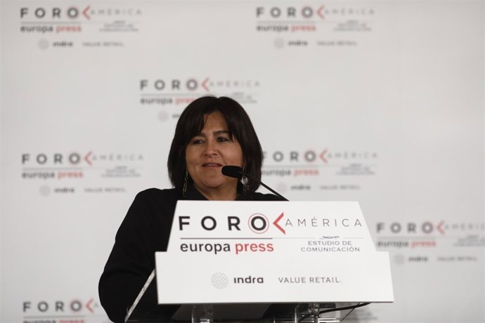 La ministra de Comercio de Colombia interviene en el Foro América