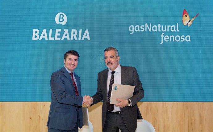 Joaquín Mendiluce (Gas Natural Fenosa) i Adolfo Utor (Baleària)