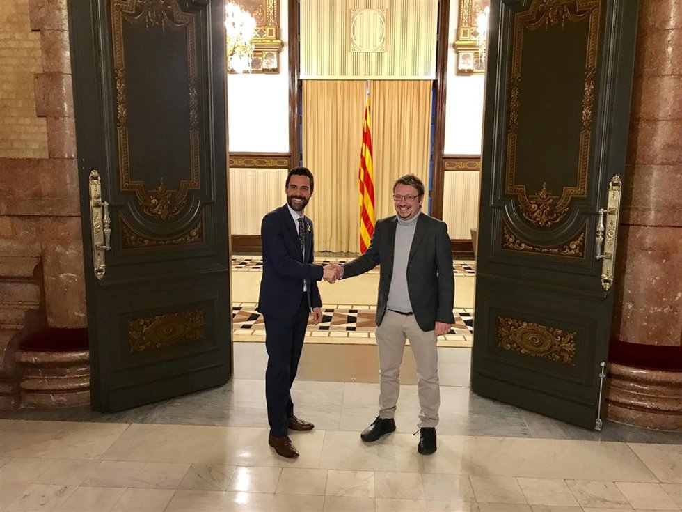 Roger Torrent y Xavier Domènech