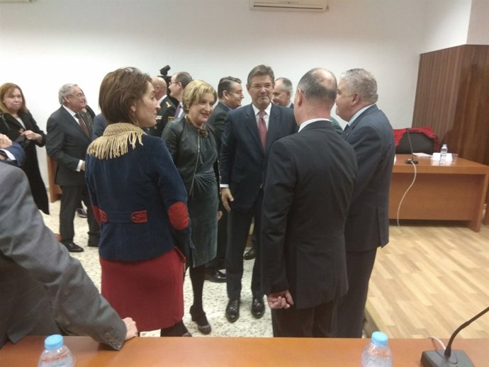 El ministro de Justicia y la presidenta de la Audiencia de Almería