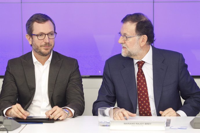 Javier Maroto y Mariano Rajoy 