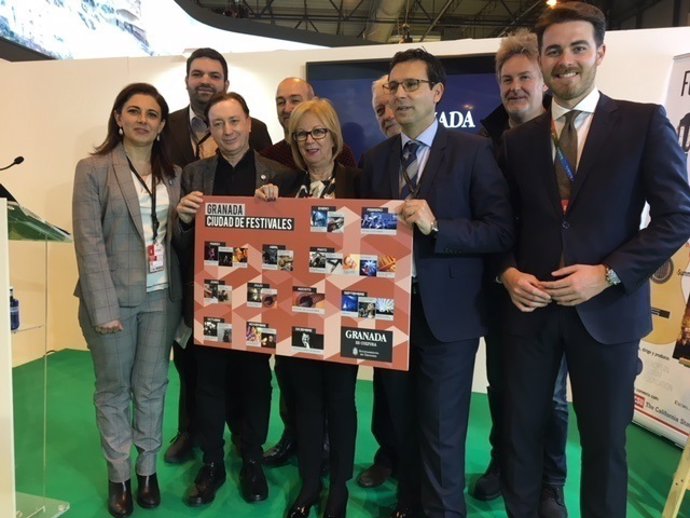 El alcalde de Granada, en un acto en Fitur 2018