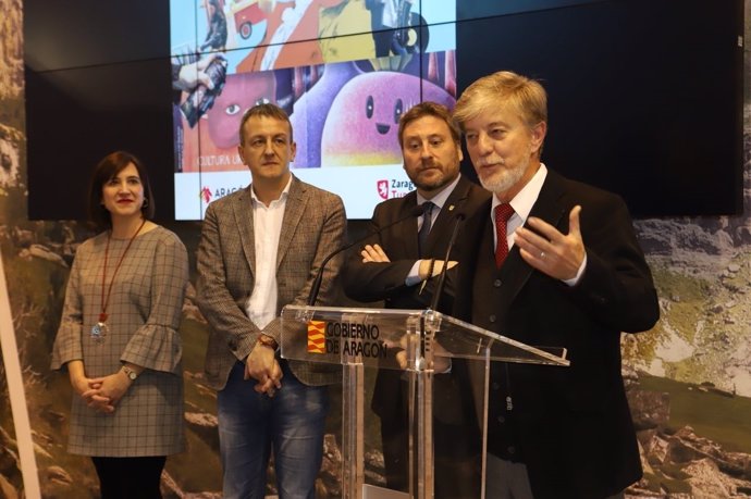 Intervención del alcalde de Zaragoza en Fitur 2018