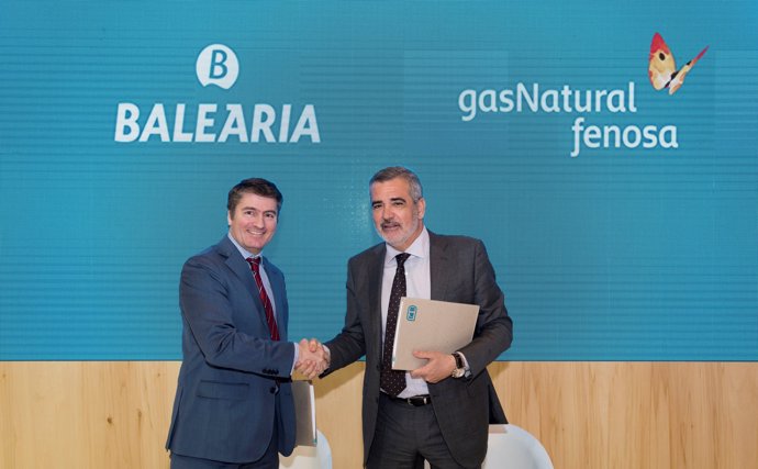Joaquín Mendiluce (Gas Natural Fenosa) y Adolfo Utor (Baleària)