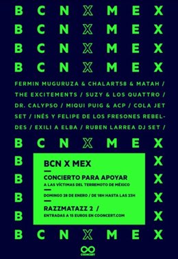 Un concert solidari amb Mèxic reunirà Muguruza yThe Excitements