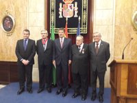 El magistrado Diego Miguel Alarcón y el exjuez de Paz de Albox reciben medallas de la Orden de San Raimundo