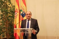 Lambán afirma que "jugar con los impuestos" puede tener efectos "demoledores" para "las posiciones de izquierda"