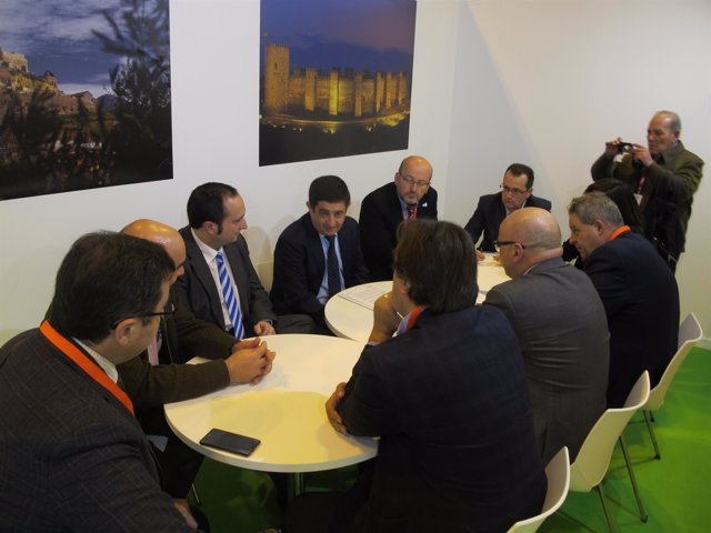 Presidente de la Diputación de Jaén, Francisco Reyes, se reúne con empresarios